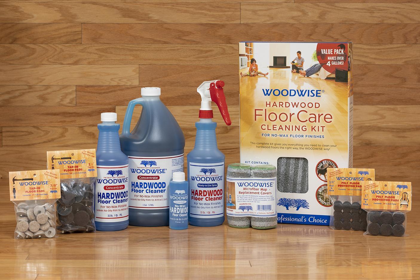 Woodwise cleaner and floor care products